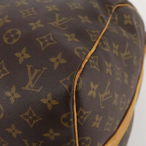 LOUIS VUITTON Monogram Keepall Bandouliere 55 Boston Bag M41414 LV Auth bs35329