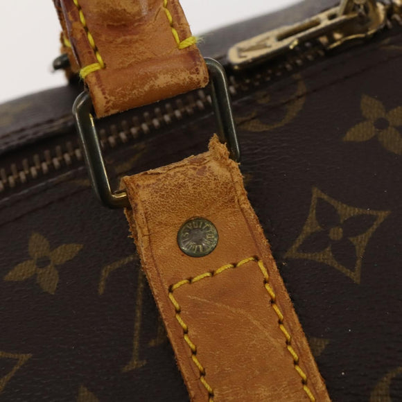 LOUIS VUITTON Monogram Keepall Bandouliere 55 Boston Bag M41414 LV Auth bs35329