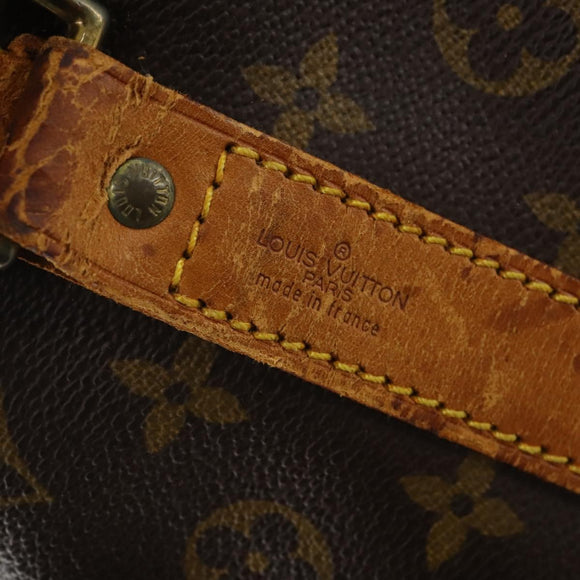 LOUIS VUITTON Monogram Keepall Bandouliere 55 Boston Bag M41414 LV Auth bs35329