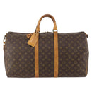 LOUIS VUITTON Monogram Keepall Bandouliere 55 Boston Bag M41414 LV Auth bs35329-13