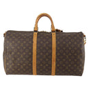 LOUIS VUITTON Monogram Keepall Bandouliere 55 Boston Bag M41414 LV Auth bs35329-2