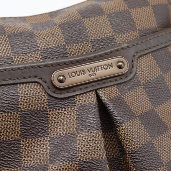 LOUIS VUITTON Damier Ebene Bloomsbury PM Shoulder Bag N42251 LV Auth bs35330