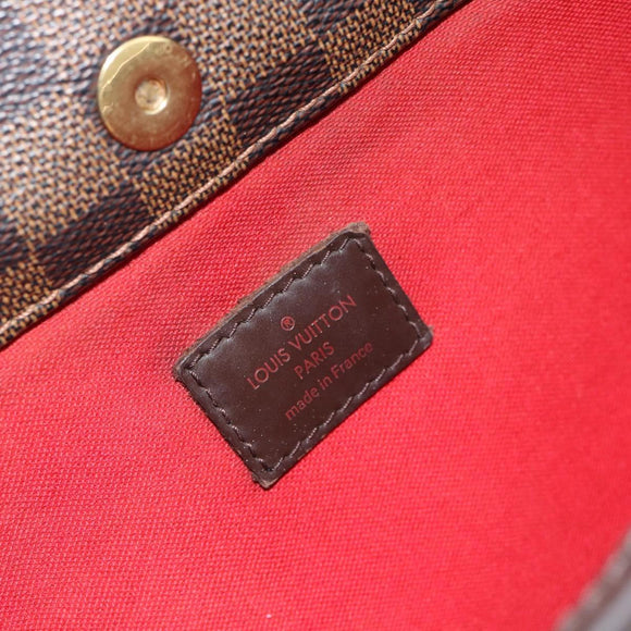 LOUIS VUITTON Damier Ebene Bloomsbury PM Shoulder Bag N42251 LV Auth bs35330