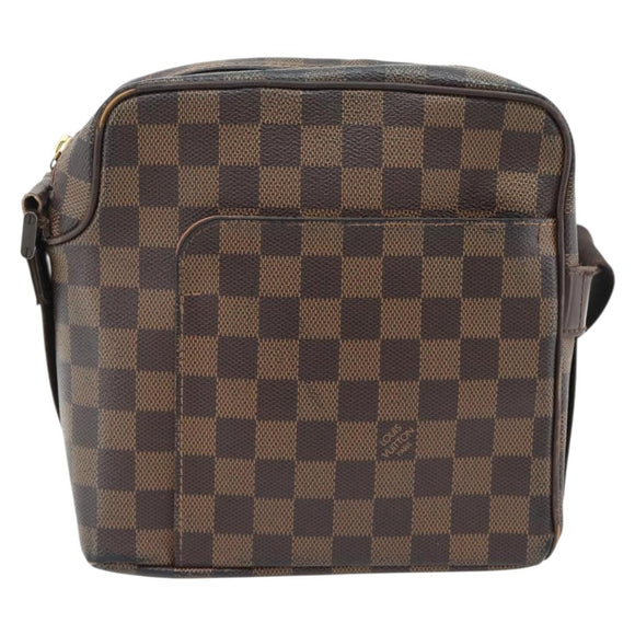 LOUIS VUITTON Damier Ebene Olaf PM Shoulder Bag N41442 LV Auth bs35331