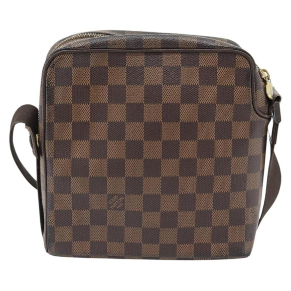 LOUIS VUITTON Damier Ebene Olaf PM Shoulder Bag N41442 LV Auth bs35331