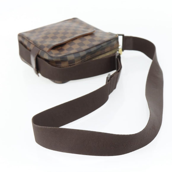 LOUIS VUITTON Damier Ebene Olaf PM Shoulder Bag N41442 LV Auth bs35331