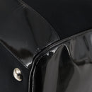 GUCCI Bamboo Boston Bag Nylon Black Silver Auth bs35335-15
