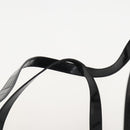 GUCCI Bamboo Boston Bag Nylon Black Silver Auth bs35335-8