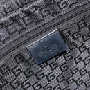 GUCCI Shoulder Bag Leather Black Silver 0013814 Auth bs35336-16