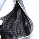 GUCCI Shoulder Bag Leather Black Silver 0013814 Auth bs35336-19