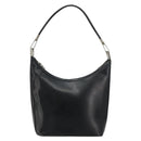 GUCCI Shoulder Bag Leather Black Silver 0013814 Auth bs35336-2