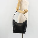 GUCCI Shoulder Bag Leather Black Silver 0013814 Auth bs35336-23