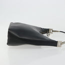 GUCCI Shoulder Bag Leather Black Silver 0013814 Auth bs35336-4