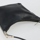 GUCCI Shoulder Bag Leather Black Silver 0013814 Auth bs35336-6