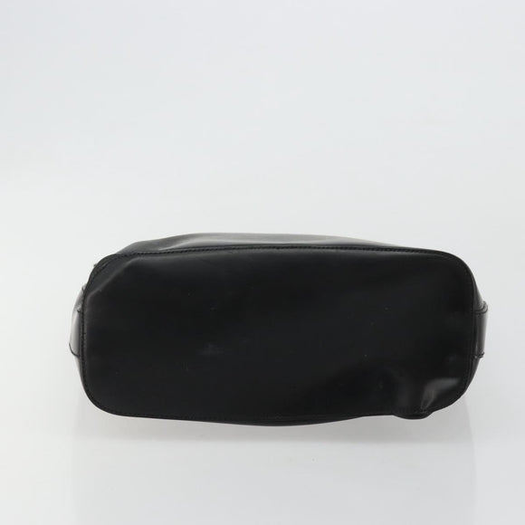 GUCCI Shoulder Bag Leather Black Silver 0013814 Auth bs35336