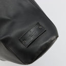 GUCCI Shoulder Bag Leather Black Silver 90647 Auth bs35337-17