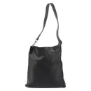 GUCCI Shoulder Bag Leather Black Silver 90647 Auth bs35337-13