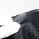 GUCCI Shoulder Bag Leather Black Silver 90647 Auth bs35337-12