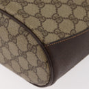 GUCCI GG Supreme Web Sherry Line Tas PVC Beige Goud 40 02 081 Auth bs35338-14