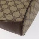 GUCCI GG Supreme Web Sherry Line Tas PVC Beige Goud 40 02 081 Auth bs35338-15