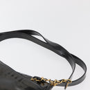 CHANEL Chain Shoulder Bag Patent Leather Black Gold CC Auth bs35342-8