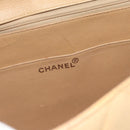 CHANEL Matelassé Business Tas Kaviaarleer Beige Goud CC Auth bs35346-10