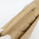 CHANEL Matelassé Business Tas Kaviaarleer Beige Goud CC Auth bs35346-7