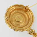 SAINT LAURENT Brooch metal Gold Auth bs35355A-12
