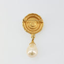 SAINT LAURENT Brooch metal Gold Auth bs35355A-5