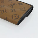 LOUIS VUITTON Monogram Reverse Portefeuille Sarah Wallet M67255 LV Auth bs35359-15