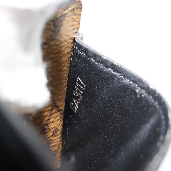 LOUIS VUITTON Monogram Reverse Portefeuille Sarah Wallet M67255 LV Auth bs35359