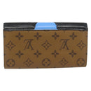 LOUIS VUITTON Monogram Reverse Portefeuille Sarah Wallet M67255 LV Auth bs35359-2