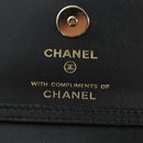 CHANEL Matelasse Chain Shoulder Pouch Nylon Beige Gold CC Auth bs35360SAM-19