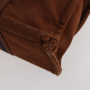 HERMES Hand Bag Canvas 3 Set Gray Black Brown Auth bs35362-22