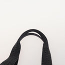 HERMES Hand Bag Canvas 3 Set Gray Black Brown Auth bs35362-6
