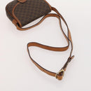 CELINE Macadam Canvas Shoulder Bag PVC Leather 2 Set Brown Auth bs35363-13