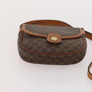 CELINE Macadam Canvas Shoulder Bag PVC Leather 2 Set Brown Auth bs35363-15