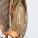 CELINE Macadam Canvas Shoulder Bag PVC Leather 2 Set Brown Auth bs35363-17