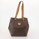 CELINE Macadam Canvas Shoulder Bag PVC Leather 2 Set Brown Auth bs35363-2