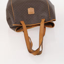 CELINE Macadam Canvas Shoulder Bag PVC Leather 2 Set Brown Auth bs35363-5