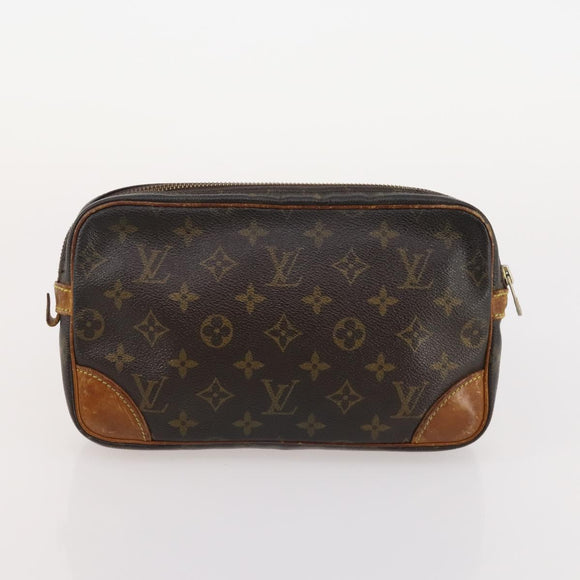 LOUIS VUITTON Monogram Taiga Clutch Bag 3 Set Epicea LV Auth bs35365