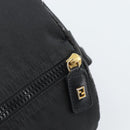 FENDI Handtasche Canvas 2-Wege Schwarz Gold Auth bs35369-16