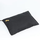 FENDI Handtasche Canvas 2-Wege Schwarz Gold Auth bs35369-22
