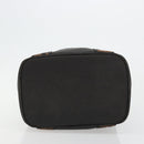 FENDI Handtasche Canvas Schwarz Silber Auth bs35371-10