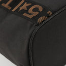 FENDI Handtasche Canvas Schwarz Silber Auth bs35371-12