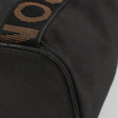 FENDI Handtasche Canvas Schwarz Silber Auth bs35371-13