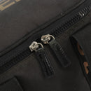 FENDI Handtasche Canvas Schwarz Silber Auth bs35371-15