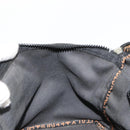 FENDI Handtasche Canvas Schwarz Silber Auth bs35371-20