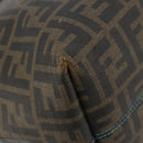 FENDI Zucca Canvas Tote Bag PVC Black Brown Auth bs35373-17