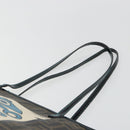 FENDI Zucca Canvas Tote Bag PVC Black Brown Auth bs35373-14